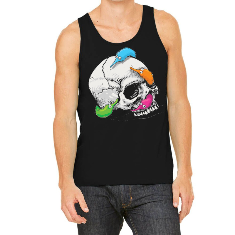 Worms On A String On A Skull Classic Tank Top by cm-arts | Artistshot