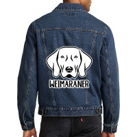 Weimaraner , Weimaraner Men Denim Jacket | Artistshot