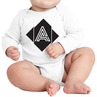 Letter A Design Art Long Sleeve Baby Bodysuit | Artistshot