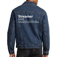 Streamer Live Steam Definition Men Denim Jacket | Artistshot