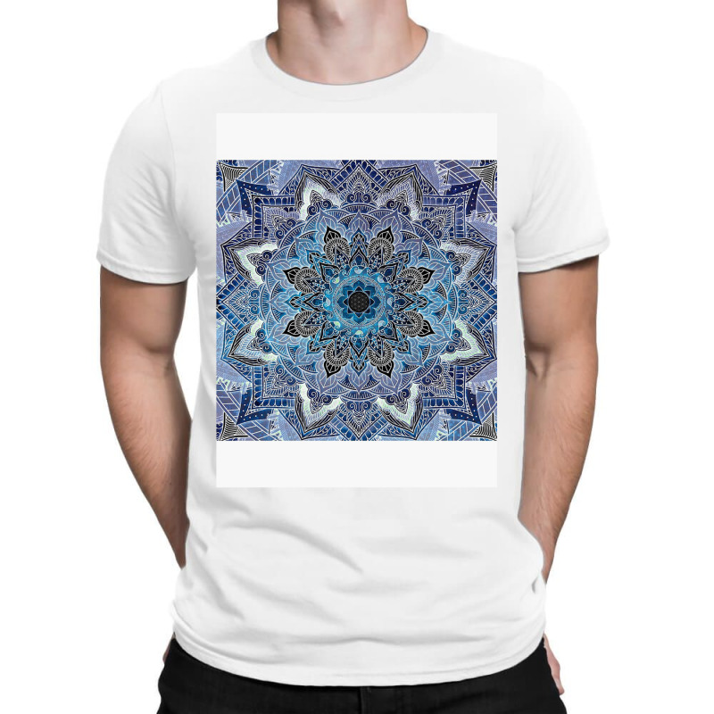 Blue Mandala T-Shirt by alove | Artistshot