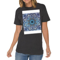 Blue Mandala Vintage T-shirt | Artistshot