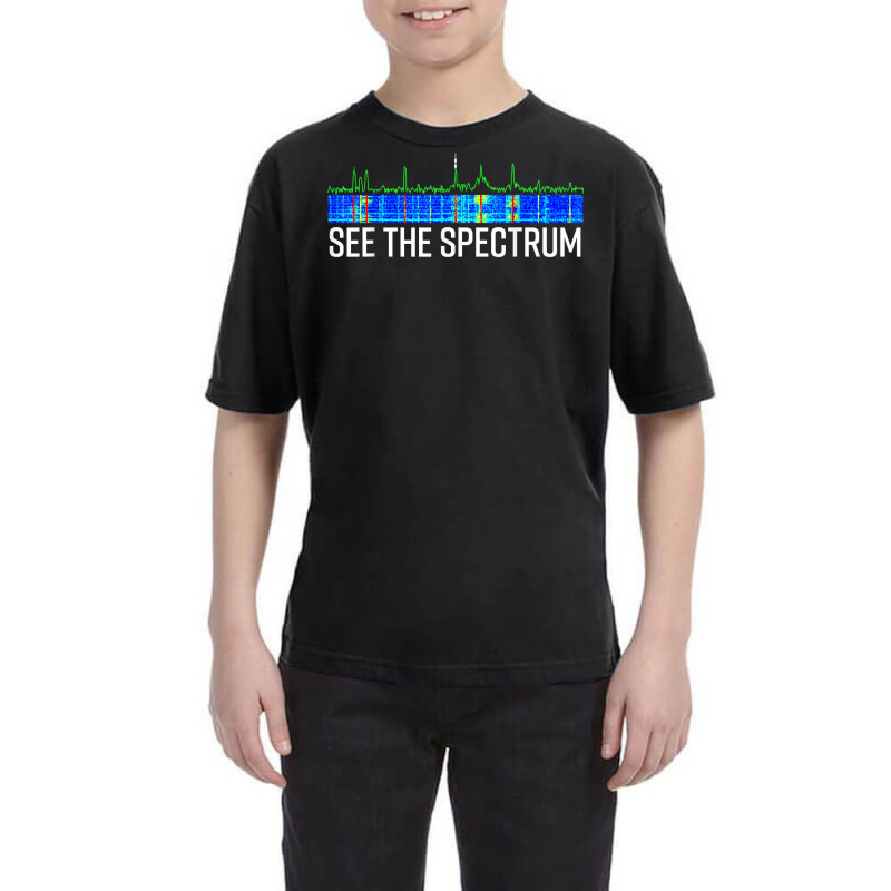 See The Spectrum Analyzer Waterfall Display Funny Ham Radio T Shirt Youth Tee by goveteman | Artistshot