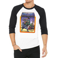 He   Man Masters Of The Universe Battle Scene With Skeletor 3/4 Sleeve Shirt | Artistshot