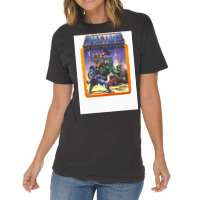 He   Man Masters Of The Universe Battle Scene With Skeletor Vintage T-shirt | Artistshot