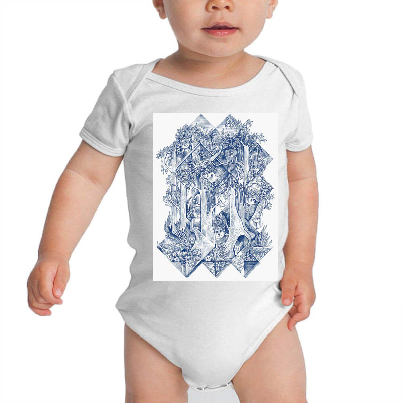 Jungle Hide And Seek Baby Bodysuit by alove | Artistshot