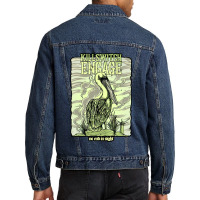 Lover Gift Skull Witch Funny Gift Men Denim Jacket | Artistshot