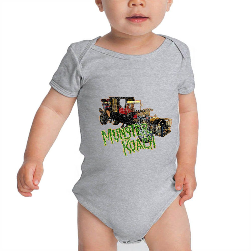 Munsters Koach, Distressed   The Munsters Baby Bodysuit by sunlightafterdark | Artistshot