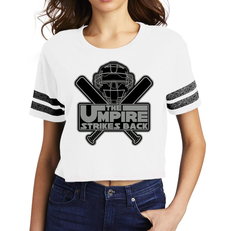 The Umpire Strikes Back Scorecard Crop Tee by PamelaAnnHarris | Artistshot