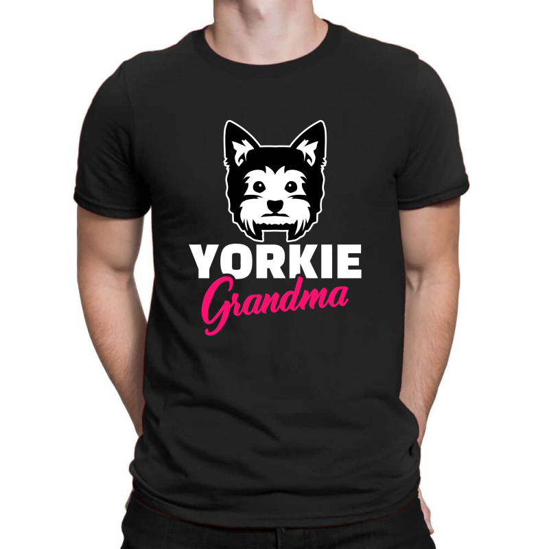 Yorkie Grandma, Yorkshire Terrier T-shirt | Artistshot