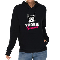 Yorkie Grandma, Yorkshire Terrier Lightweight Hoodie | Artistshot