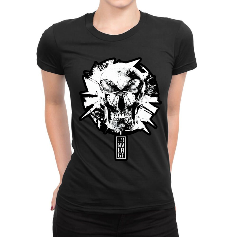 Playing  Skull Witch For Mens Womens Ladies Fitted T-Shirt by ArtistJadon | Artistshot