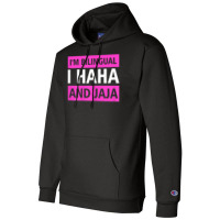 Womens I'm Bilingual I Haha And Jaja Spanish Mexico Spain T Shirt Champion Hoodie | Artistshot