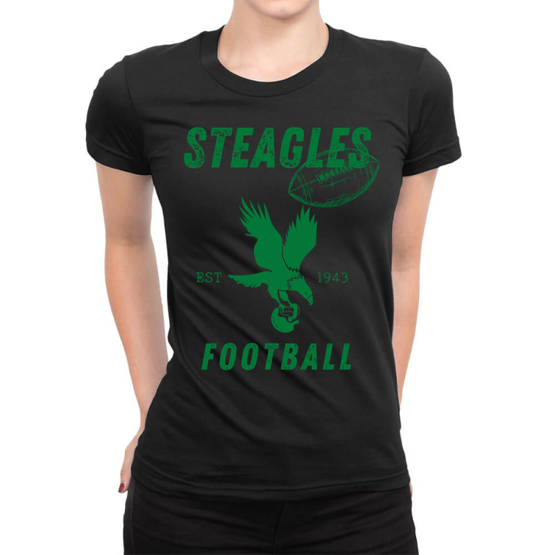 Steagles Football Est 1943 Phil Phit Combine Team Long Sleeve T Shirt Ladies Fitted T-Shirt by birijeboto | Artistshot