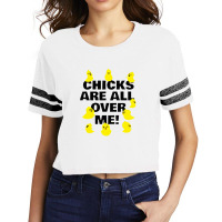 Chicks Are All Over Scorecard Crop Tee | Artistshot