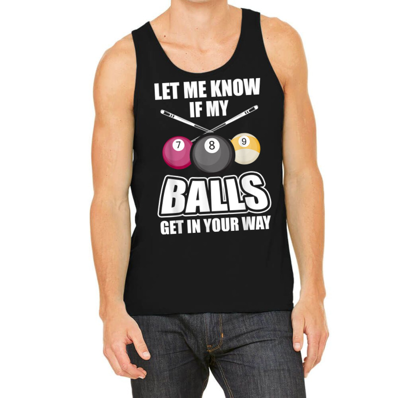 Billiard 8 Ball Play Pool Table Cue Stick Snooker Gift T Shirt Tank Top | Artistshot