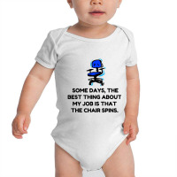 Job Chair Spins Baby Bodysuit | Artistshot