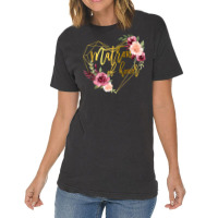 Womens Bridal Team Matching Floral Gift For Sister Matron Of Honor T S Vintage T-shirt | Artistshot