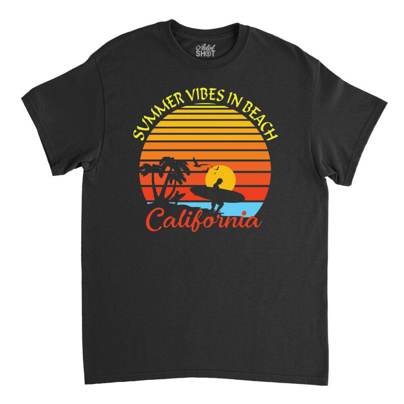 Summer Vibes Surfing Classic T-shirt | Artistshot