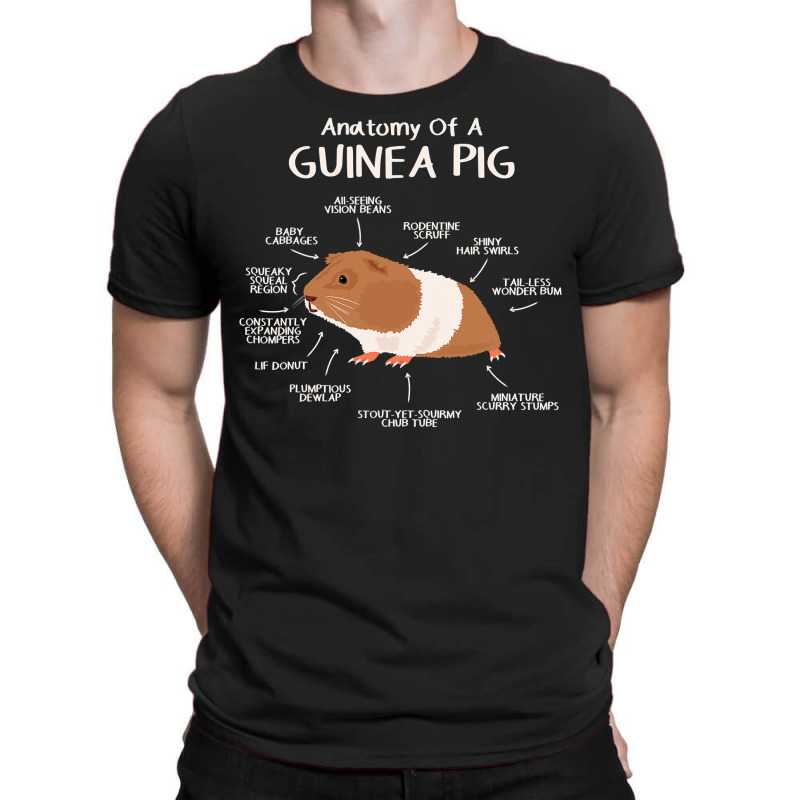 Anatomy Of A Guinea Pig Clothes Cavy Outfit Gift Guinea Pig T-shirt | Artistshot