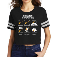 Epiphone Guitar Tee Guitar Things I Do In My Spare Time T Shirt Scorecard Crop Tee | Artistshot