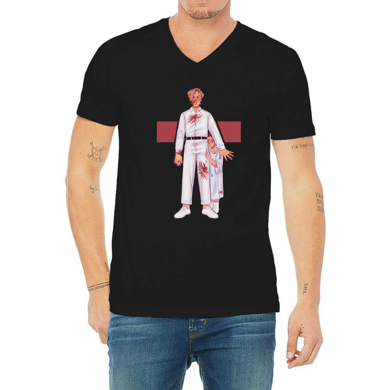 Retro Vintage Singer Man Funny Gifts Men V-neck Tee | Artistshot