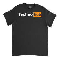 Techno Music Minimal Hard Clubbing Funny Festival Hub Dj T Shirt Classic T-shirt | Artistshot