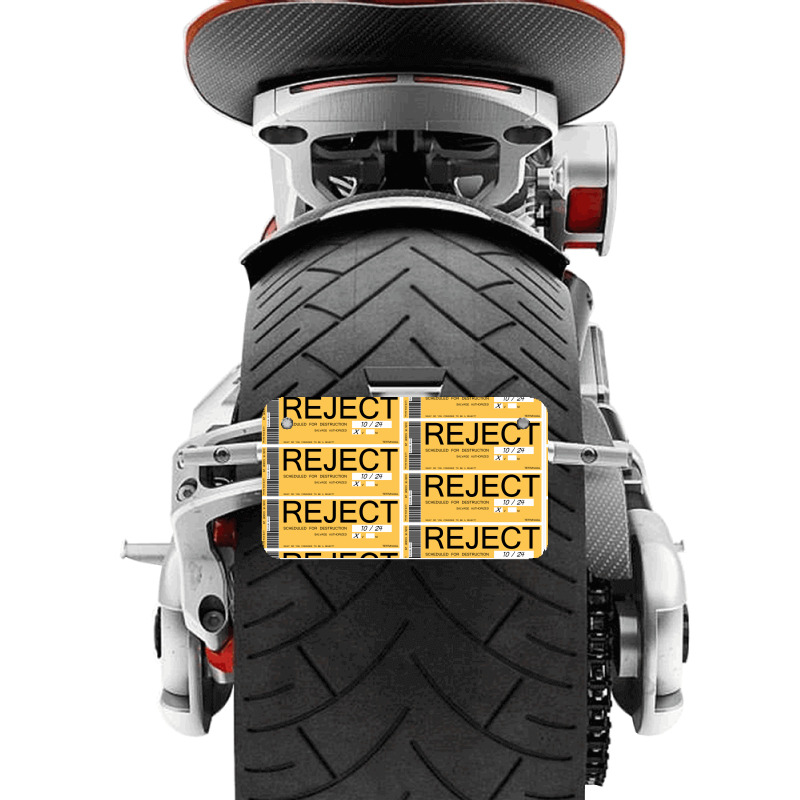 Chappie Reject Motorcycle License Plate | Artistshot