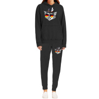 Cute Cat German Flag Oktoberfest Pride Germany Festival Hoodie & Jogger Set | Artistshot