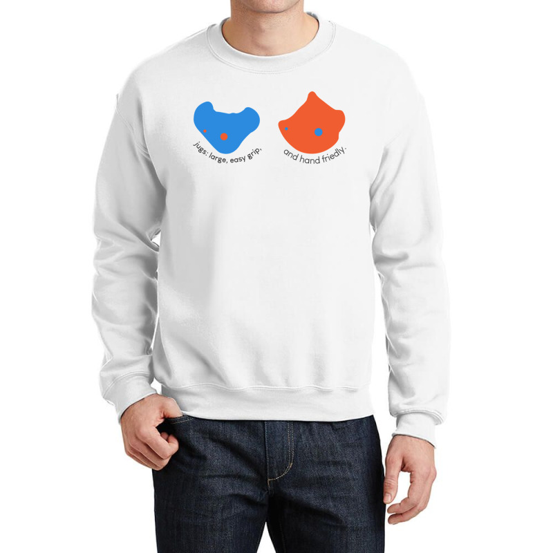 Rock Climbing Jugs Crewneck Sweatshirt | Artistshot