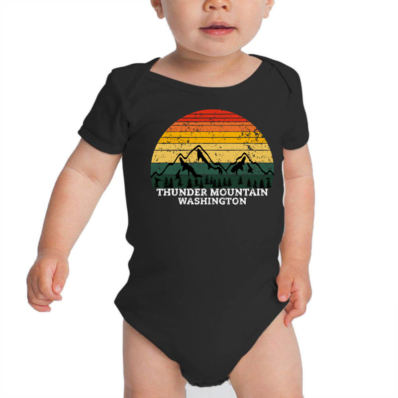 Thunder Mountain T  Shirt Thunder Mountain Washington T  Shirt Baby Bodysuit | Artistshot