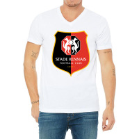 Stade Rennais Fc V-neck Tee | Artistshot