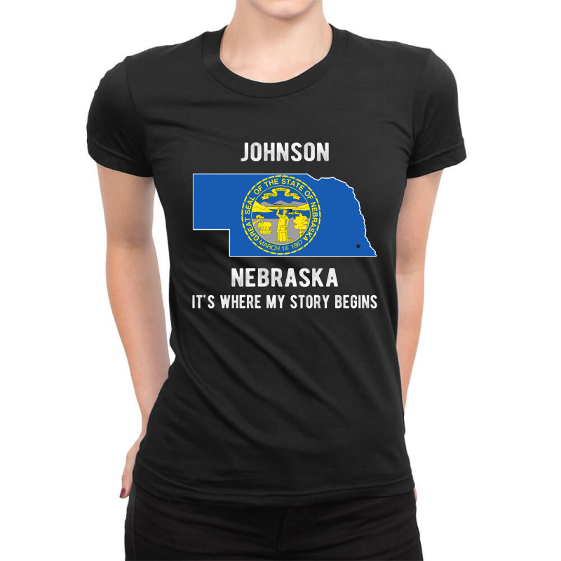 Johnson It's Where My Story Begins Ladies Fitted T-Shirt by thanchashop | Artistshot