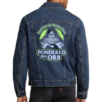 Don't Talk To Me Until I've Pondered By Orb Men Denim Jacket | Artistshot