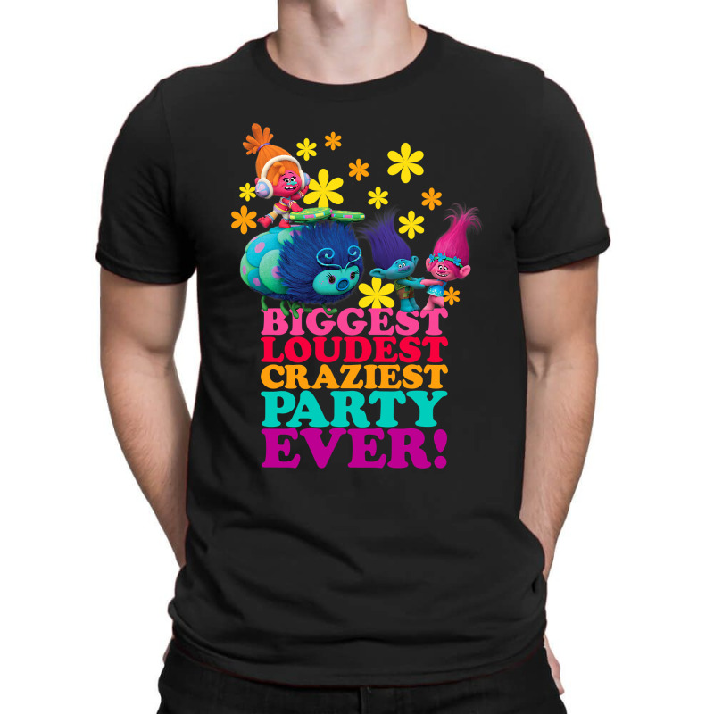 Dreamworks' Trolls Character Party T-shirt | Artistshot