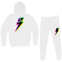 Cmyk Lightning (black) Hoodie & Jogger Set | Artistshot