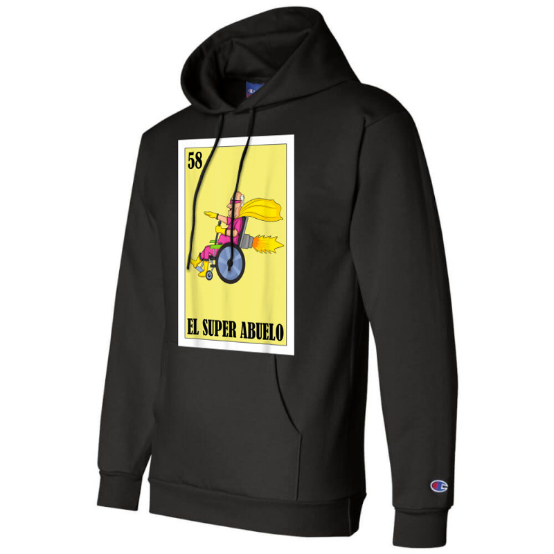 Mens Diseño Para Abuelo   Mexican Lottery El Super Abuelo T Shirt Champion Hoodie by hudizhowav | Artistshot