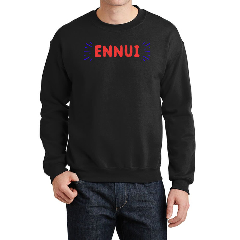 Ennui Nihilist  Nihilism Crewneck Sweatshirt by cm-arts | Artistshot