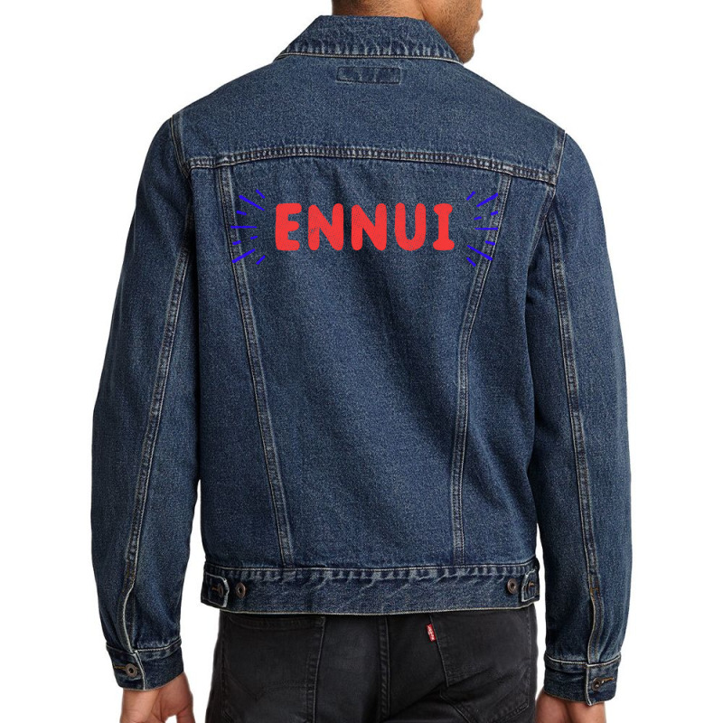 Ennui Nihilist  Nihilism Men Denim Jacket by cm-arts | Artistshot