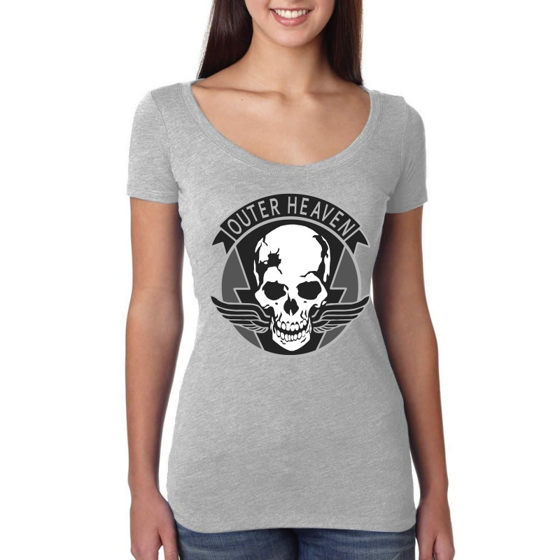 Metal Gear Solid Outer Heaven Women's Triblend Scoop T-shirt by cm-arts | Artistshot