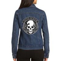 Metal Gear Solid Outer Heaven Ladies Denim Jacket | Artistshot