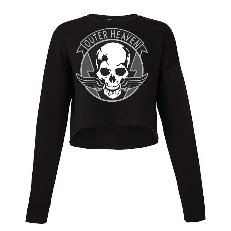 Metal Gear Solid Outer Heaven Cropped Sweater by cm-arts | Artistshot