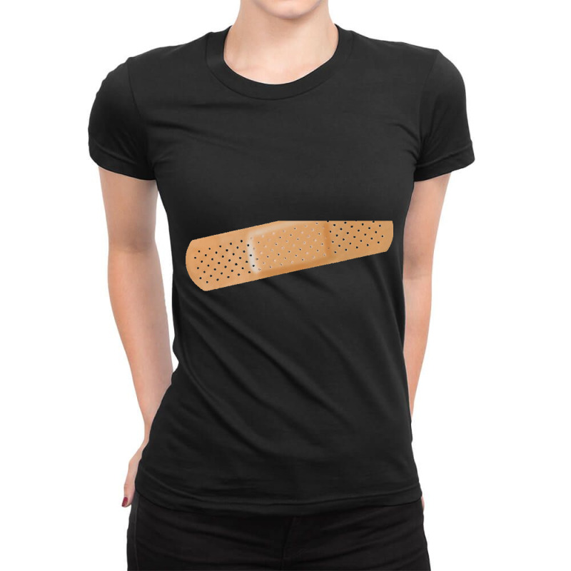 Bandage Mouth Ladies Fitted T-Shirt by macklinsampson | Artistshot