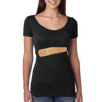 Bandage Mouth Women's Triblend Scoop T-shirt | Artistshot