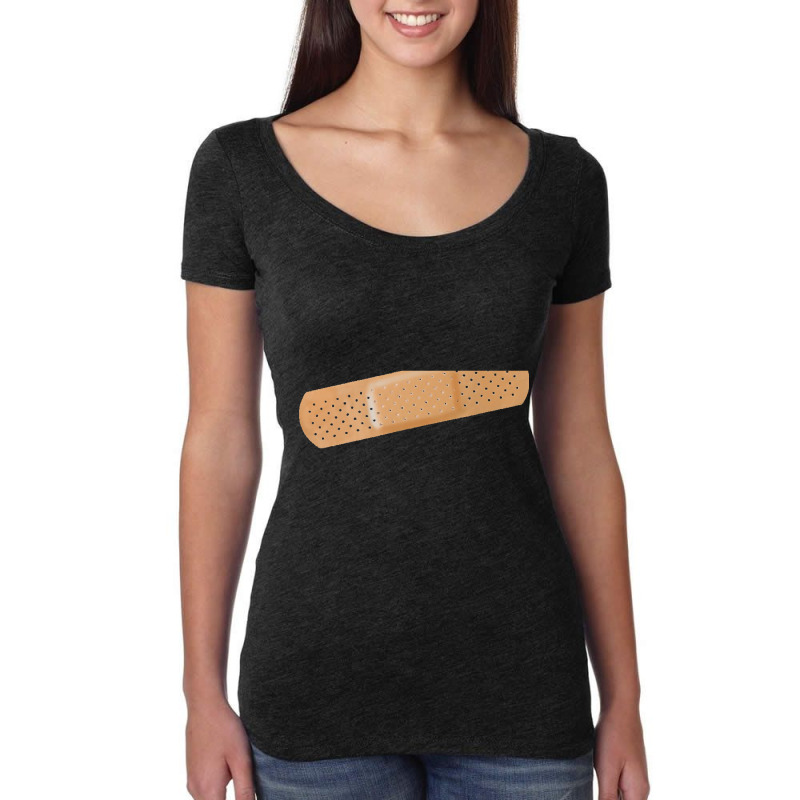 Bandage Mouth Women's Triblend Scoop T-shirt by macklinsampson | Artistshot