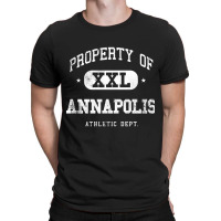 Annapolis Vintage Distressed College Property Xxl T-shirt | Artistshot