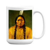 Sitting Bull Lakota Sioux Shaman Leader T Shirt 15 Oz Coffee Mug | Artistshot