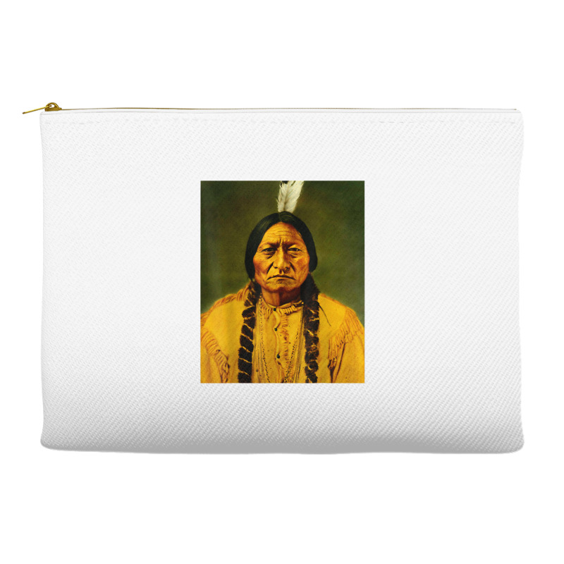 Sitting Bull Lakota Sioux Shaman Leader T Shirt Accessory Pouches | Artistshot