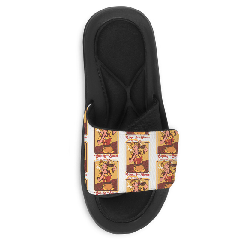 Coping With Stress Slide Sandal | Artistshot