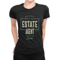Estate Agent Ladies Fitted T-shirt | Artistshot